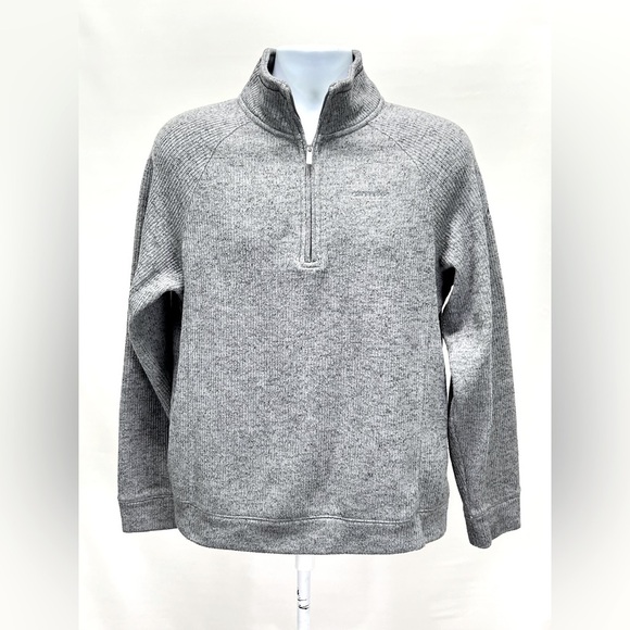 CRAGHOPPERS Men’s gray 1/4 zip pullover sweater size M. - Picture 1 of 15